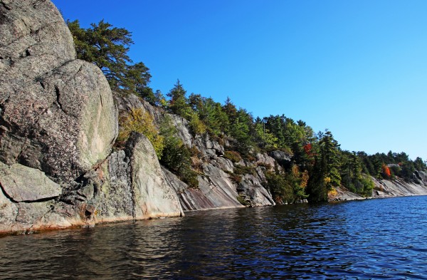 Key River Shore In Fall VI by Deb Oppermann